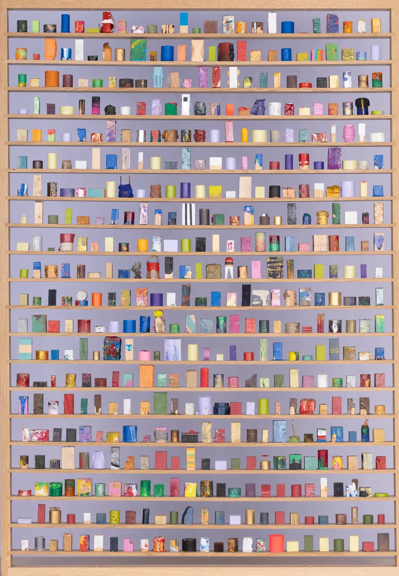Frame 11 of the 17 000 artwork, holding pieces 5001 to 5500