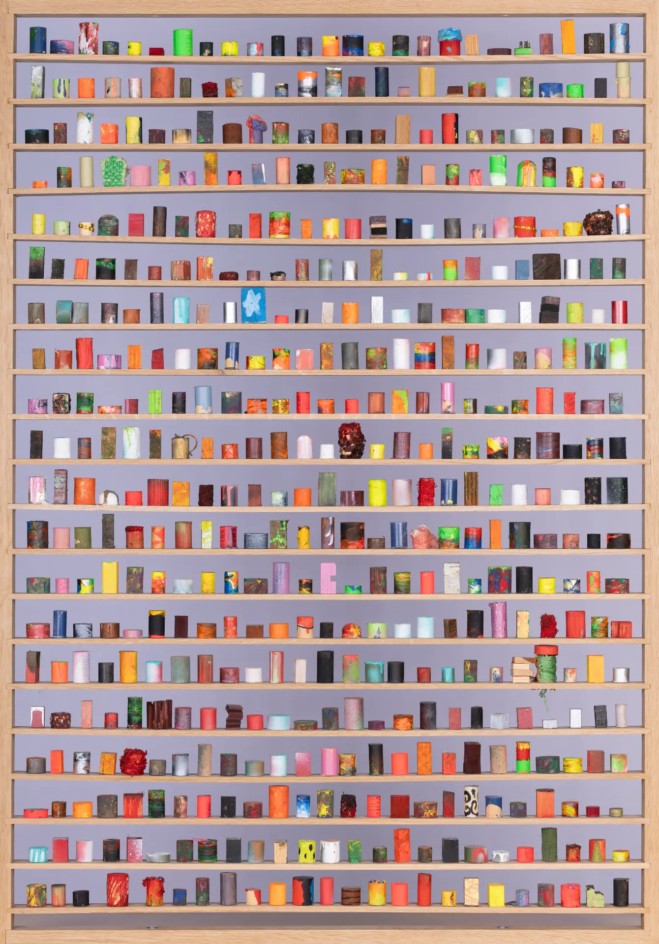Frame 10 of the 17 000 artwork, holding pieces 4501 to 5000