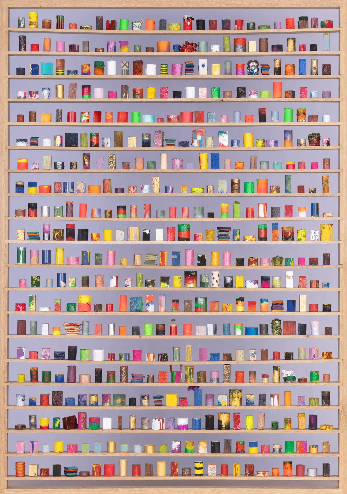 Frame 19 of the 17 000 artwork, holding pieces 9001 to 9500