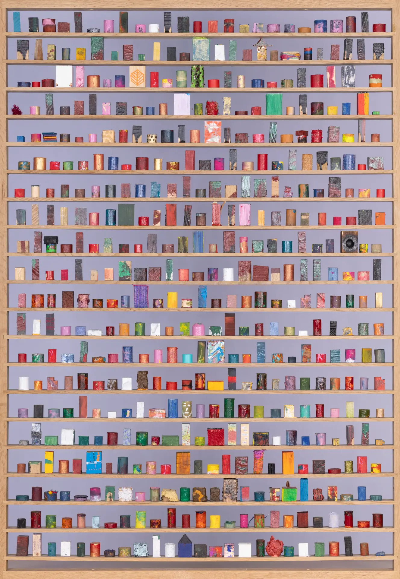 Frame 4 of the 17 000 artwork, holding pieces 1501 to 2000
