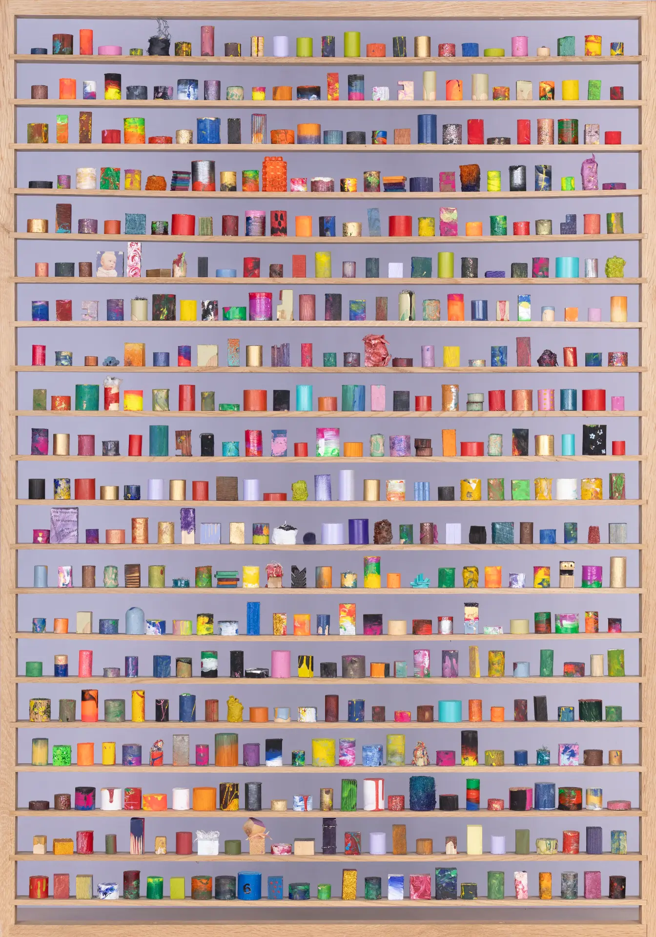 Frame 21 of the 17 000 artwork, holding pieces 10001 to 10500