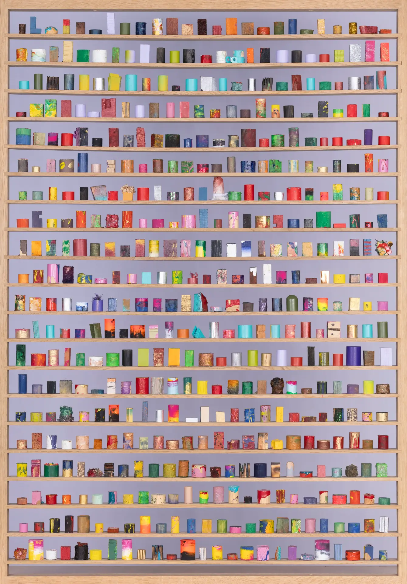 Frame 15 of the 17 000 artwork, holding pieces 7001 to 7500