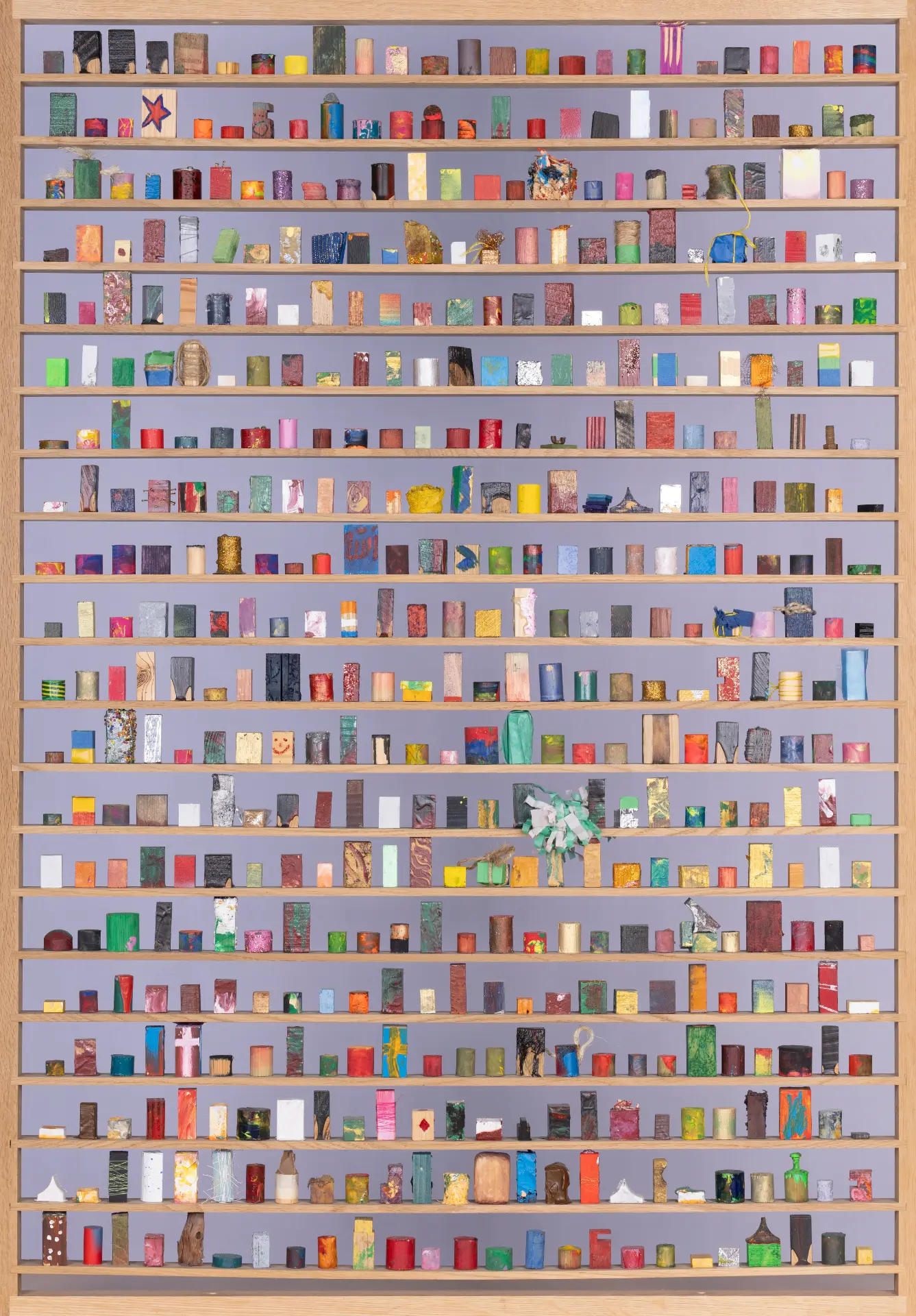 Frame 6 of the 17 000 artwork, holding pieces 2501 to 3000