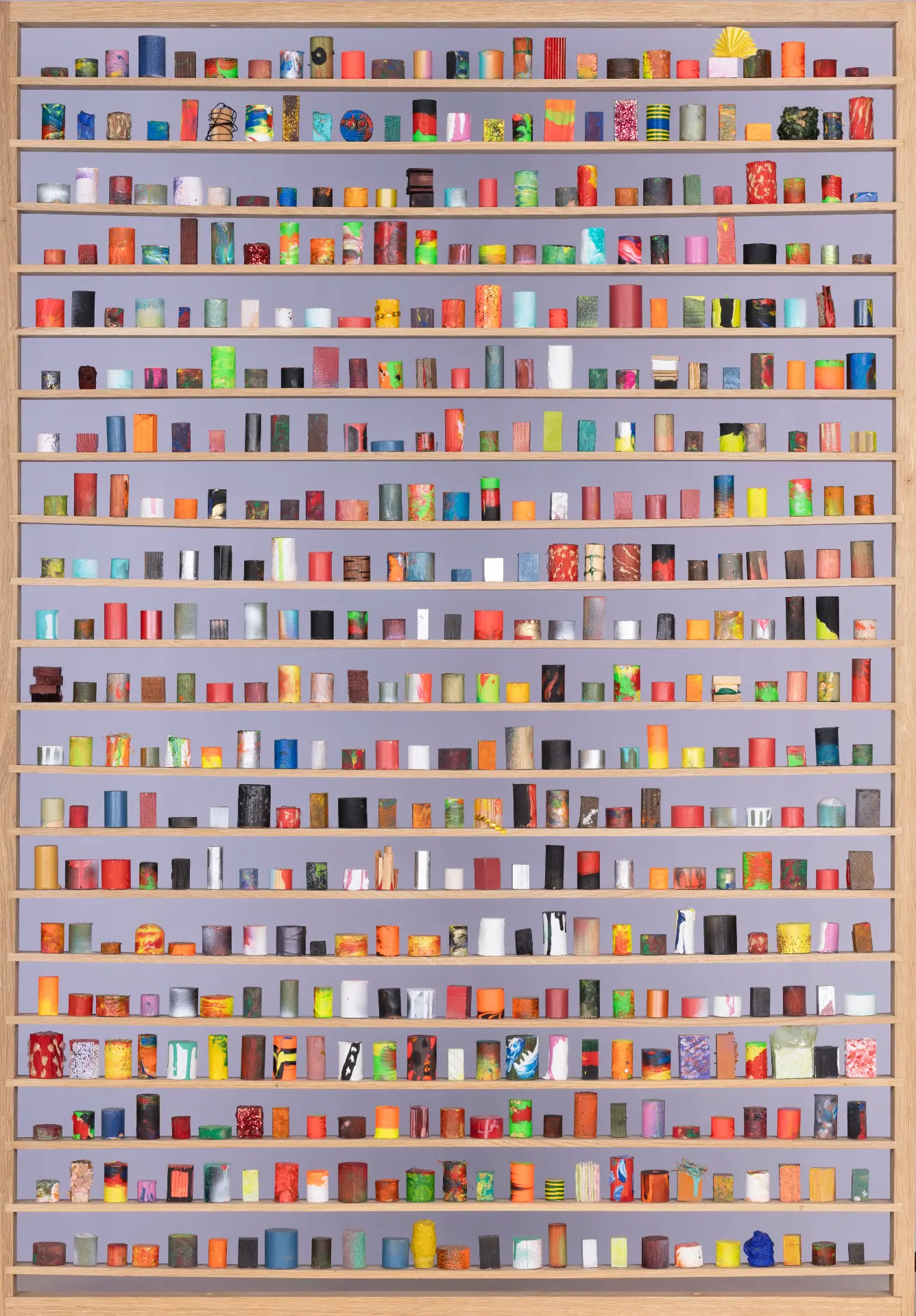 Frame 3 of the 17 000 artwork, holding pieces 1001 to 1500