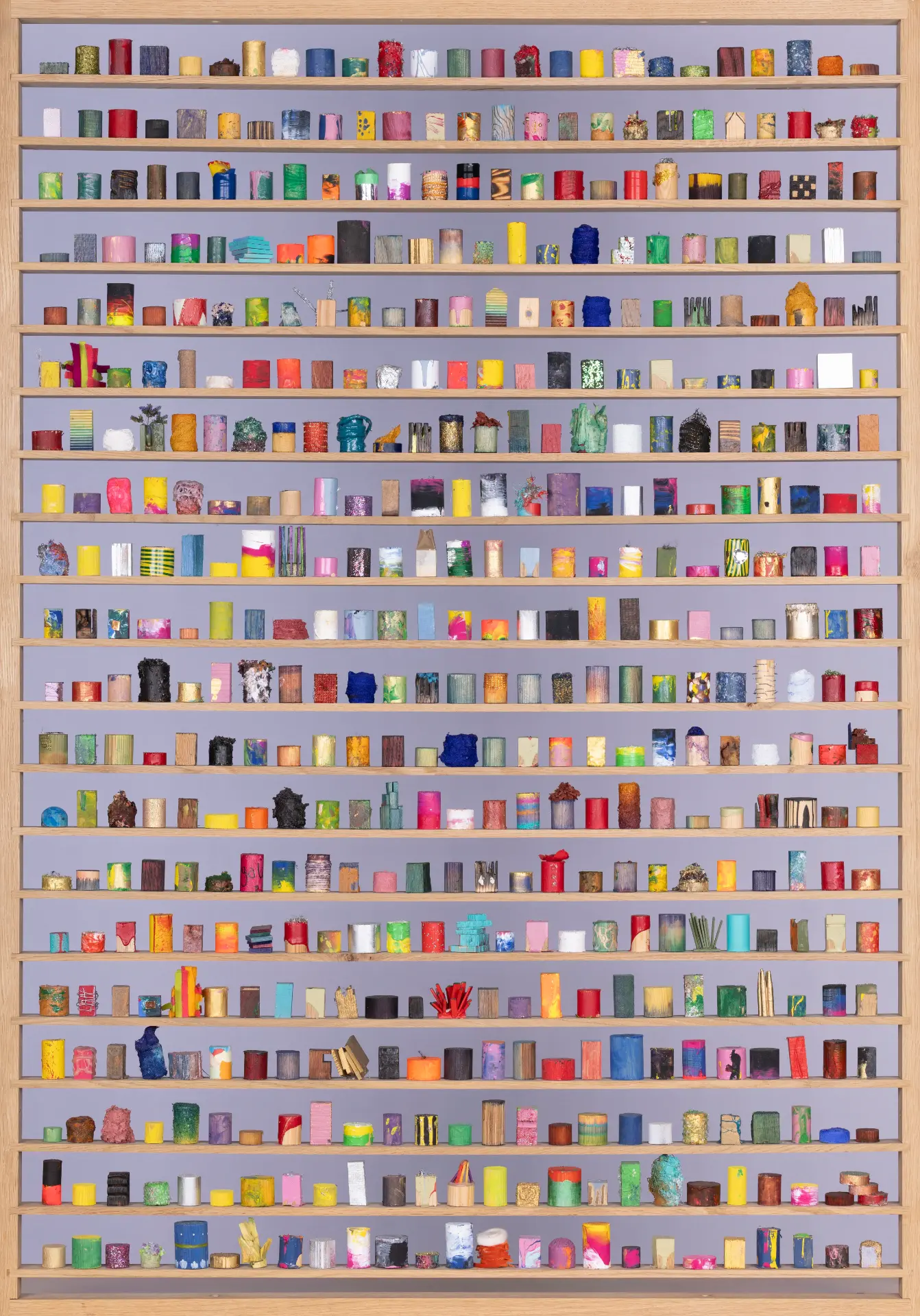 Frame 7 of the 17 000 artwork, holding pieces 3001 to 3500