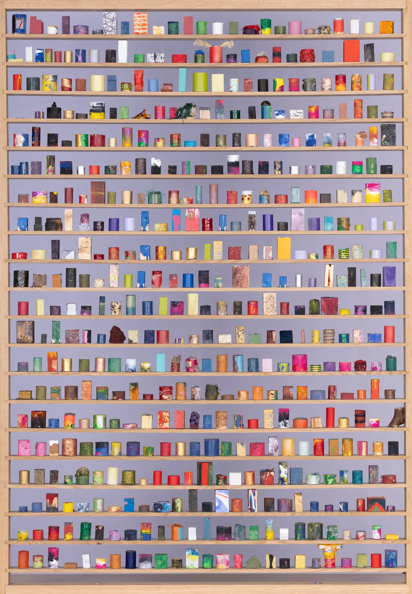 Frame 5 of the 17 000 artwork, holding pieces 2001 to 2500