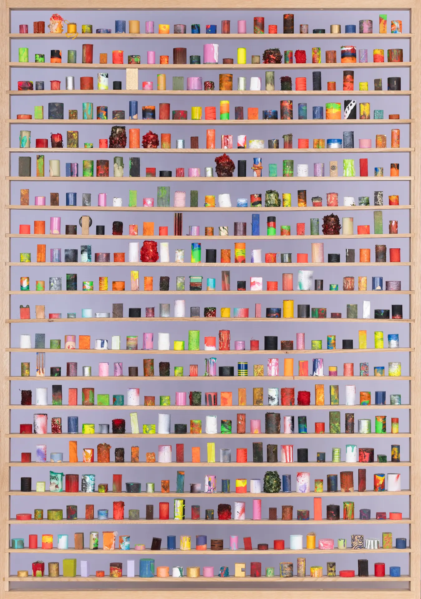Frame 27 of the 17 000 artwork, holding pieces 13001 to 13500