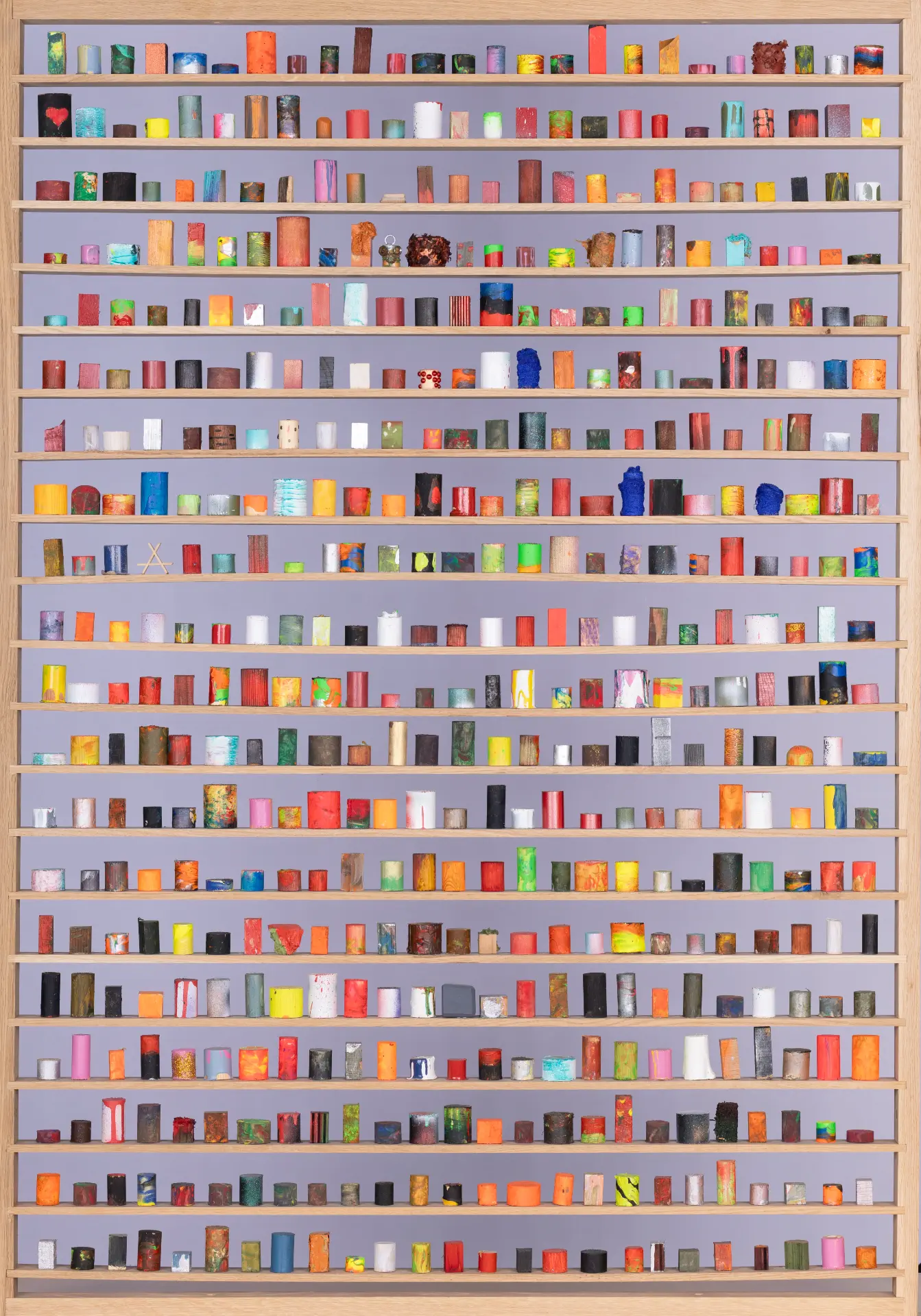 Frame 9 of the 17 000 artwork, holding pieces 4001 to 4500