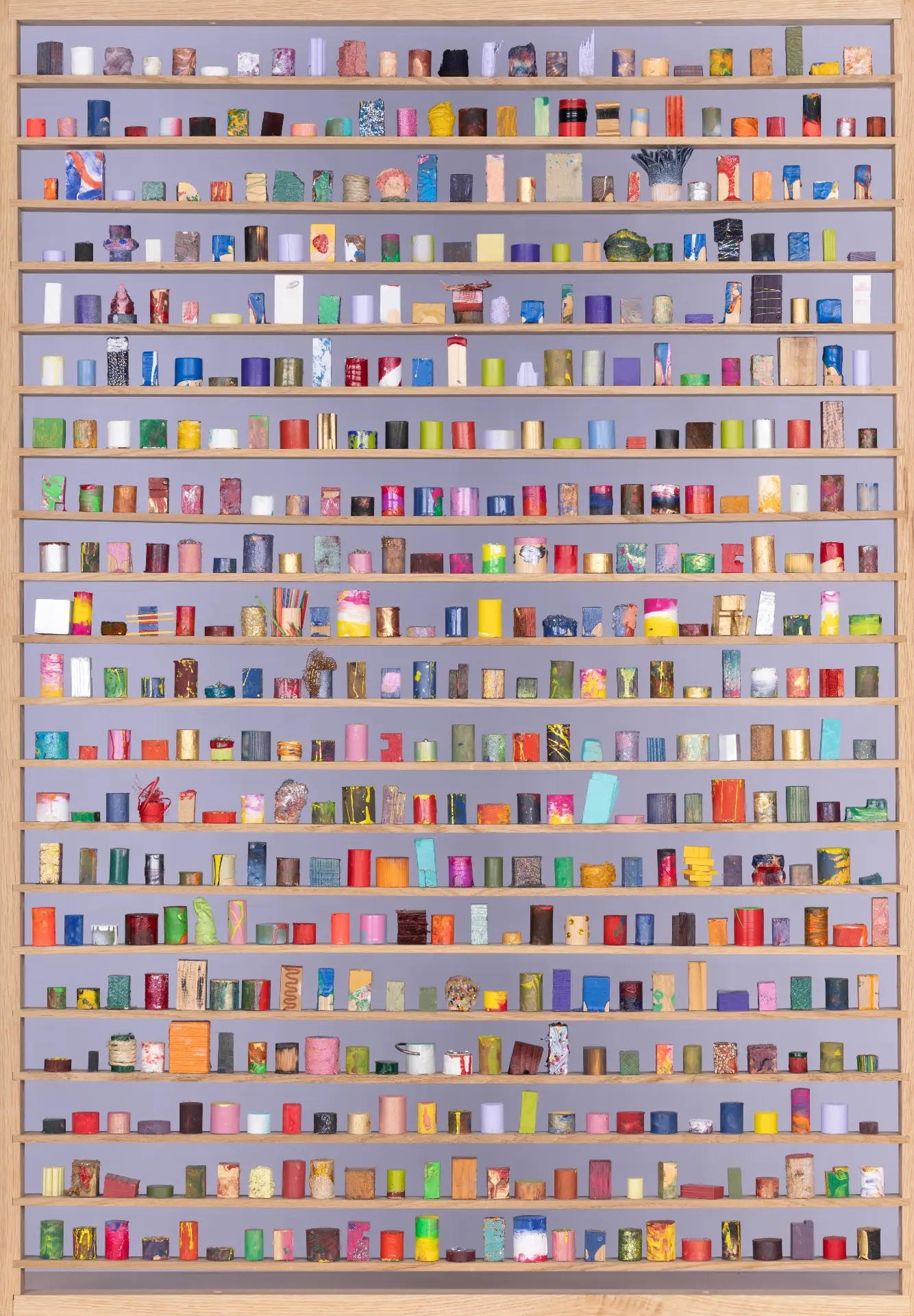 Frame 1 of the 17 000 artwork, holding pieces 1 to 500
